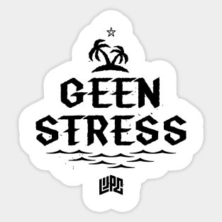 Geen Stress Sticker